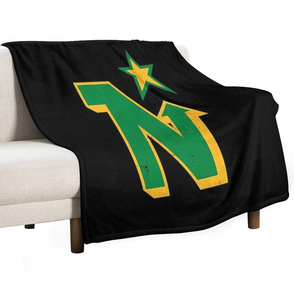 Minnesota North Stars -- Defunct Team Wrinkle-free Throw Blanket