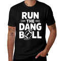 Run The Dang Ball Football Cheer Funny Mom  Moisture-wicking T-Shirt
