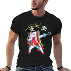 Halloween Dabbing Cute Pirate Unicorn Apparel Kids Girls  Cotton T-Shirt