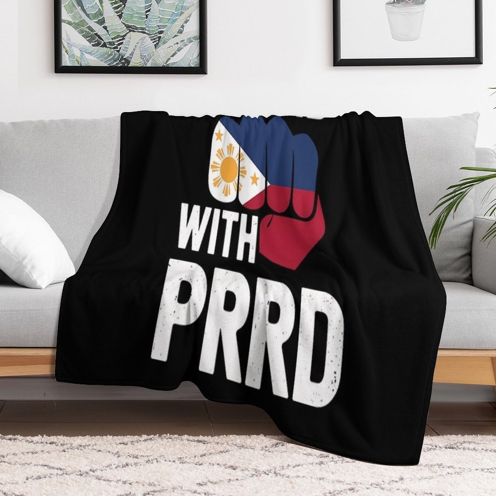 I Stand with PRRD Pinoy Pride Multi-functional Throw Blanket