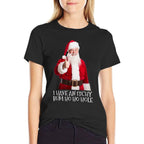 Santa Bum Joke Funny Embarrassing Christmas  Relaxed-fit T-Shirt