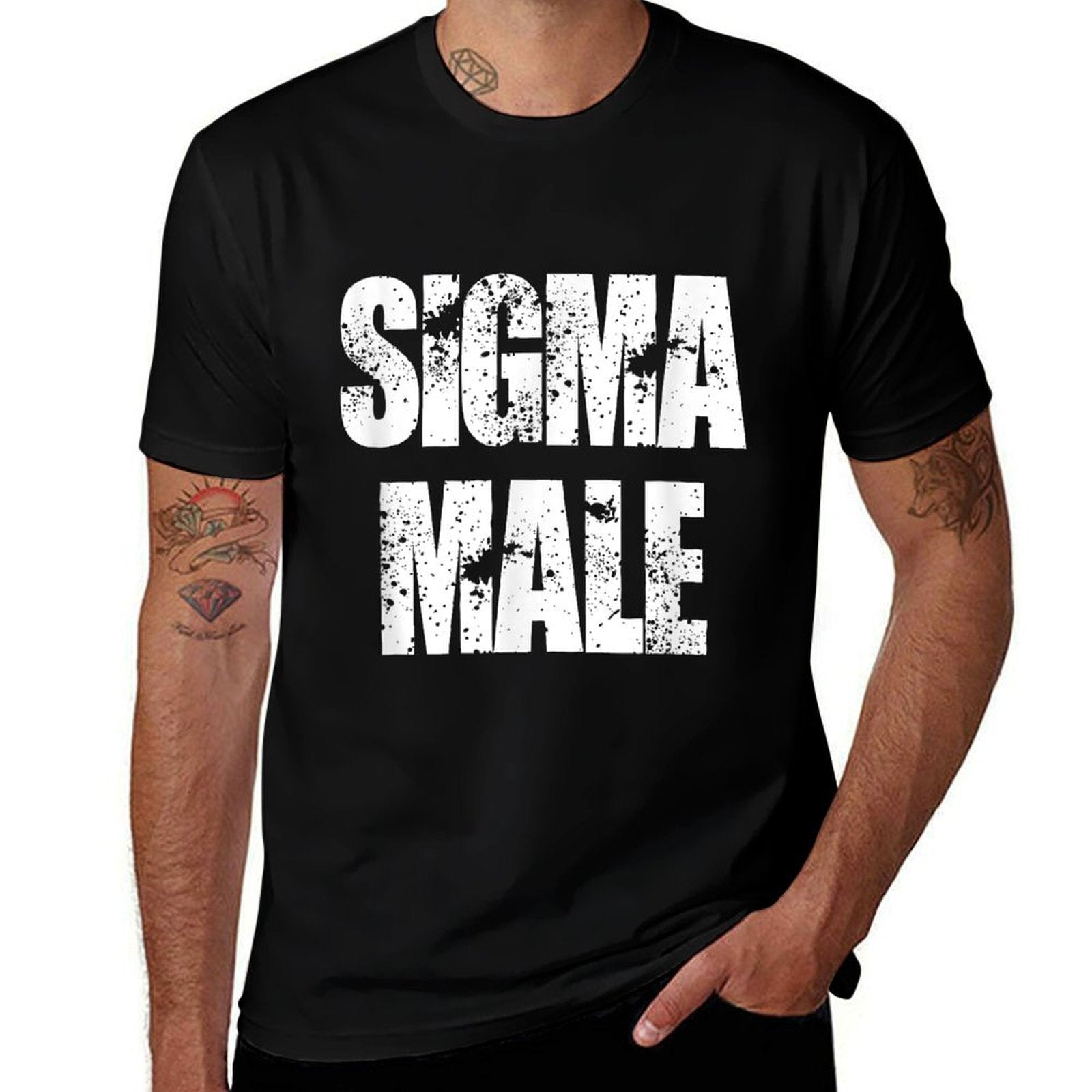 Sigma Male Loner Lone Wolf Individualist  Eco-friendly Material T-Shirt