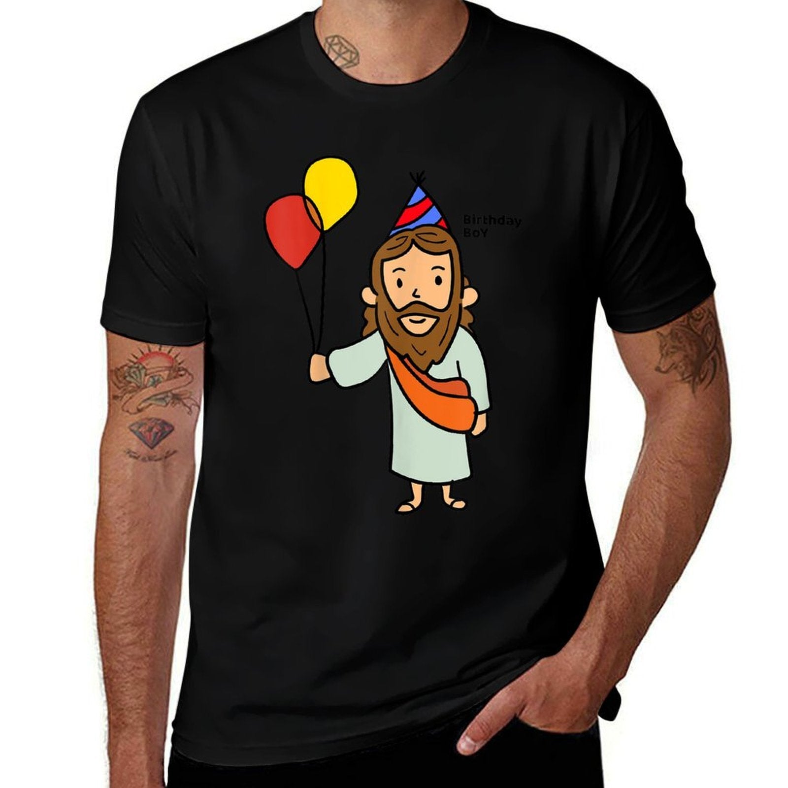 JESUS BIRTHDAY BOY  Funny Christmas Christ  Classic T-Shirt