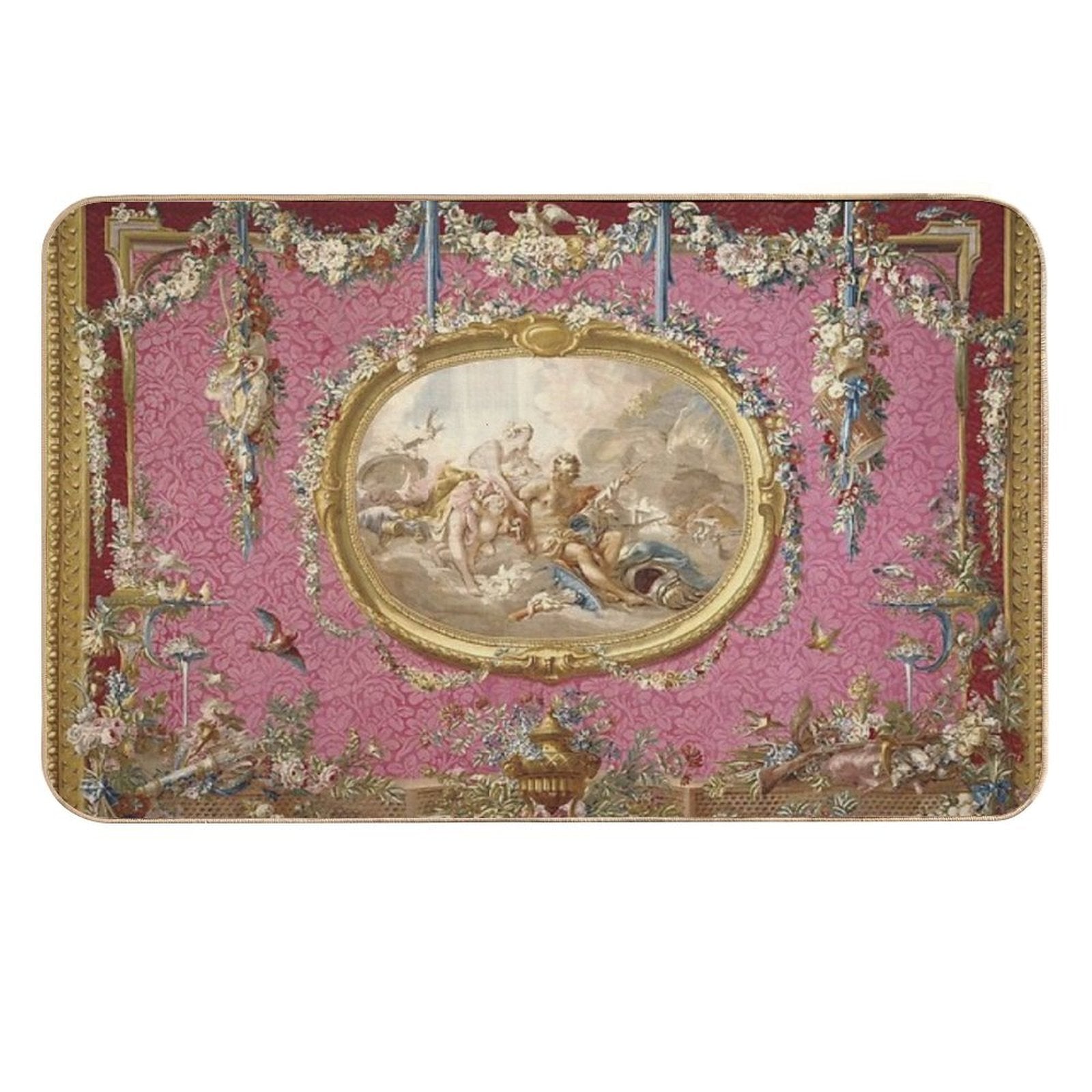 François Boucher Venus Aux Forges De Vulcain  Fade-Resistant Bath Mat