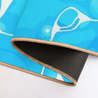 Anime Water Pattern  Toxin-Free Bath Mat