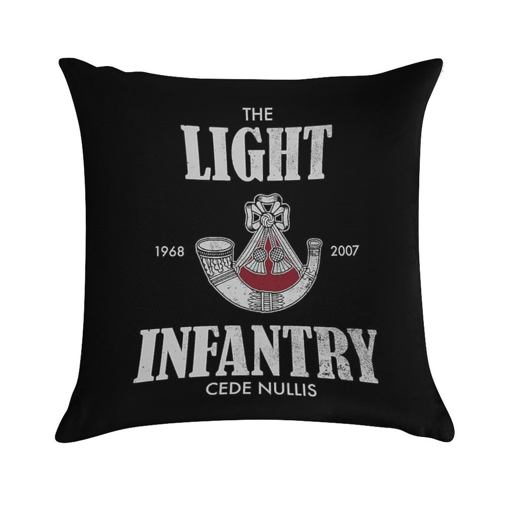 The Light Infantry (distressed) Soft Anti-Pilling Throw Pillow