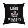 The Light Infantry (distressed) Soft Anti-Pilling Throw Pillow
