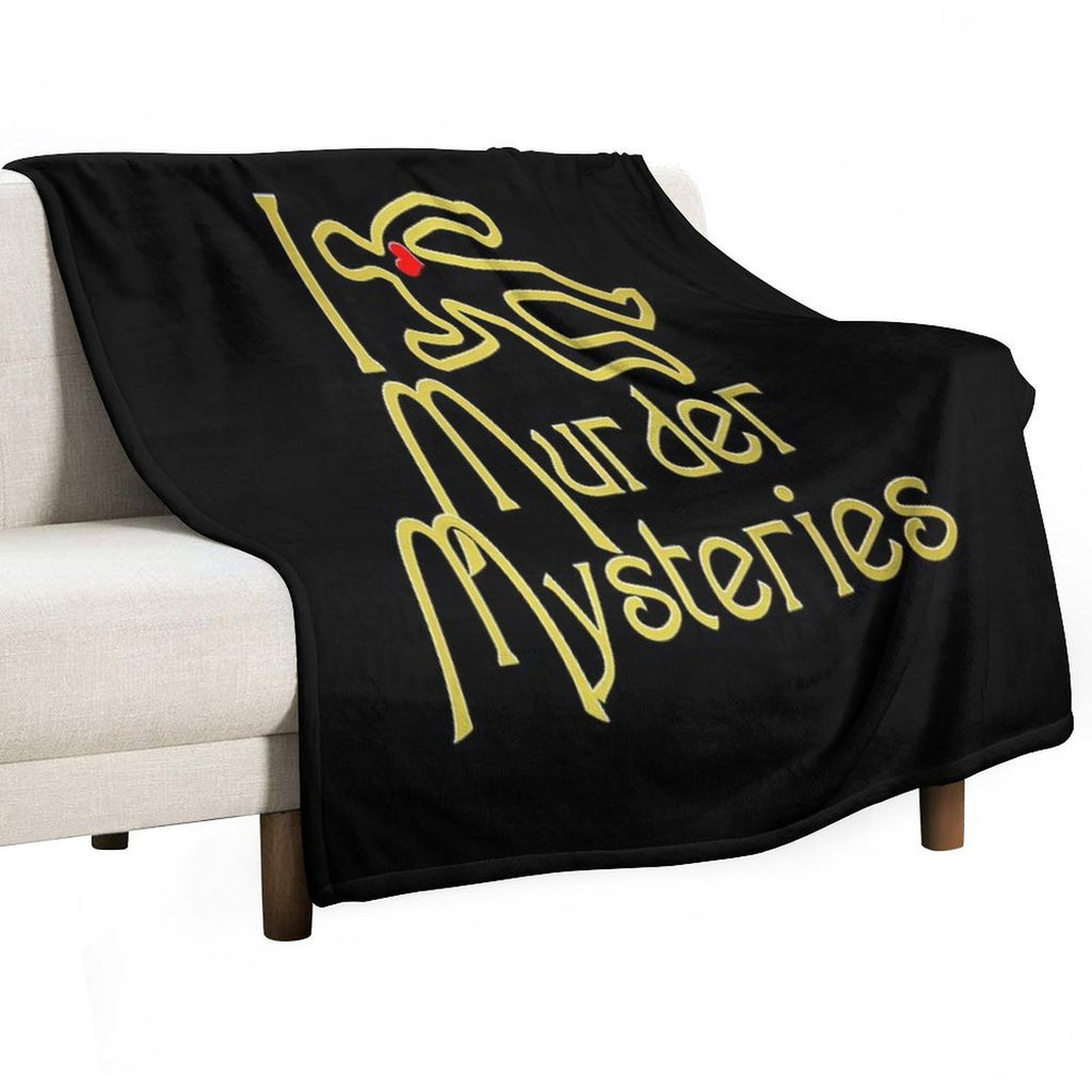 I Love Murder Mysteries Compact Throw Blanket