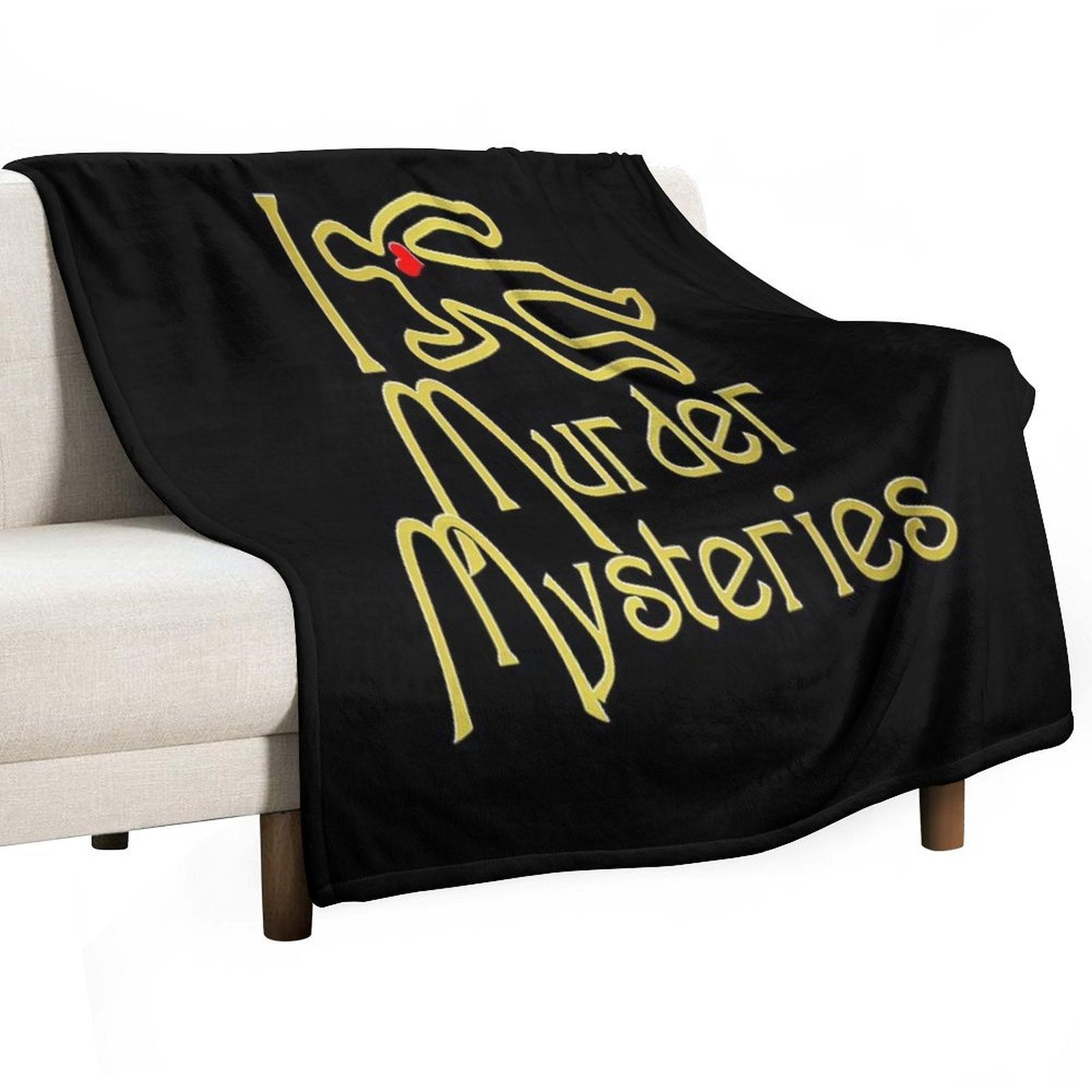 I Love Murder Mysteries Compact Throw Blanket