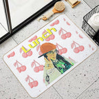 Fan Made Billie Eilish LUNCH Merch  Eco-Friendly Bath Mat