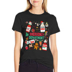 Christmas Emergency Room ER RN Nurse Department Healthcare  Stretchy T-Shirt