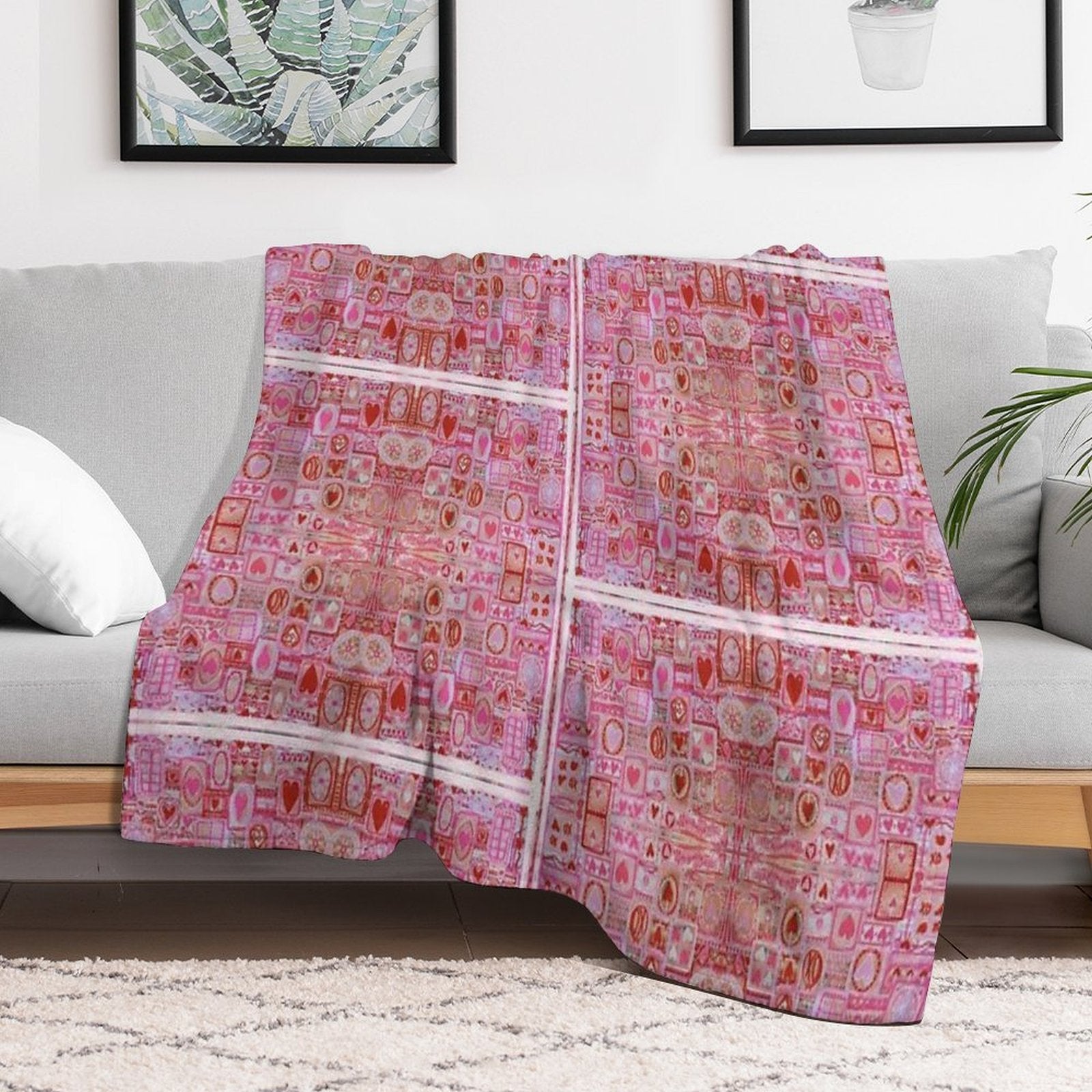 Doodle to Your Heart’s Content Multi-functional Throw Blanket