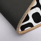 Ipanema Black And White  Versatile Bath Mat