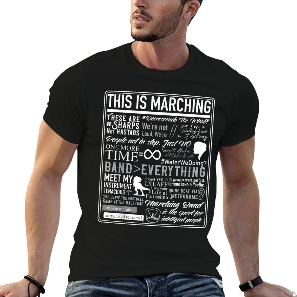 This Is Marching Band Funny Brass Band Sayings  Memes  Easy-care T-Shirt