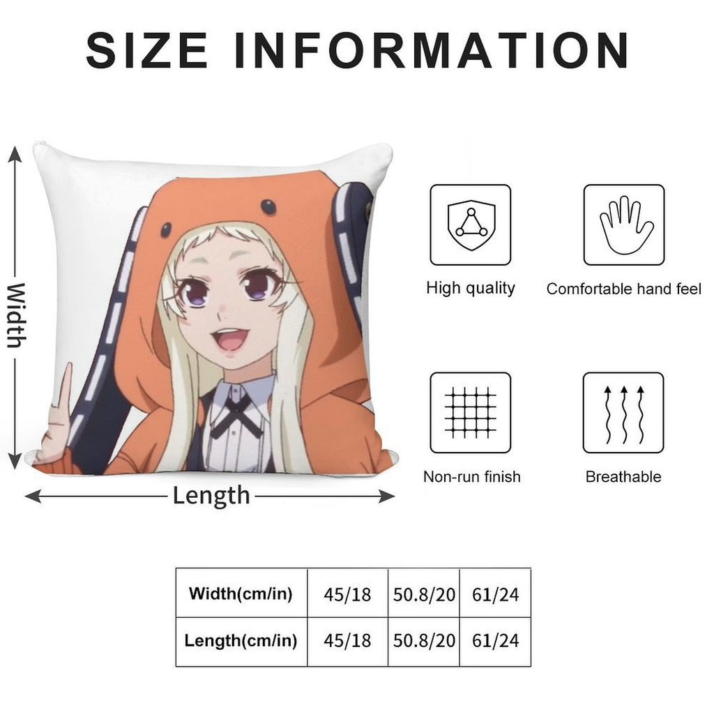 Runa Yomozuki Soft Fade-Resistant Throw Pillow