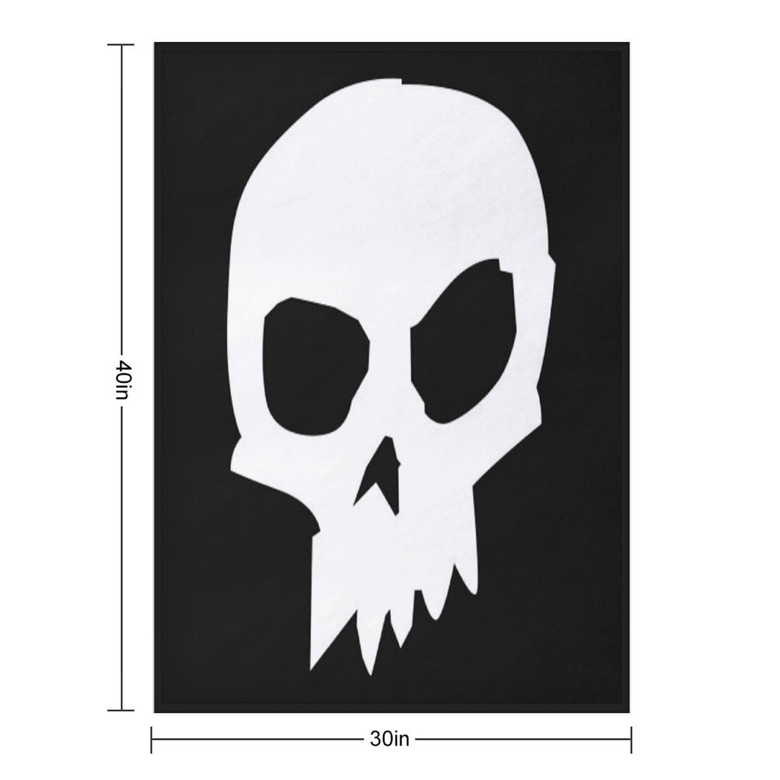 Sid Phillips Skull All-season Throw Blanket