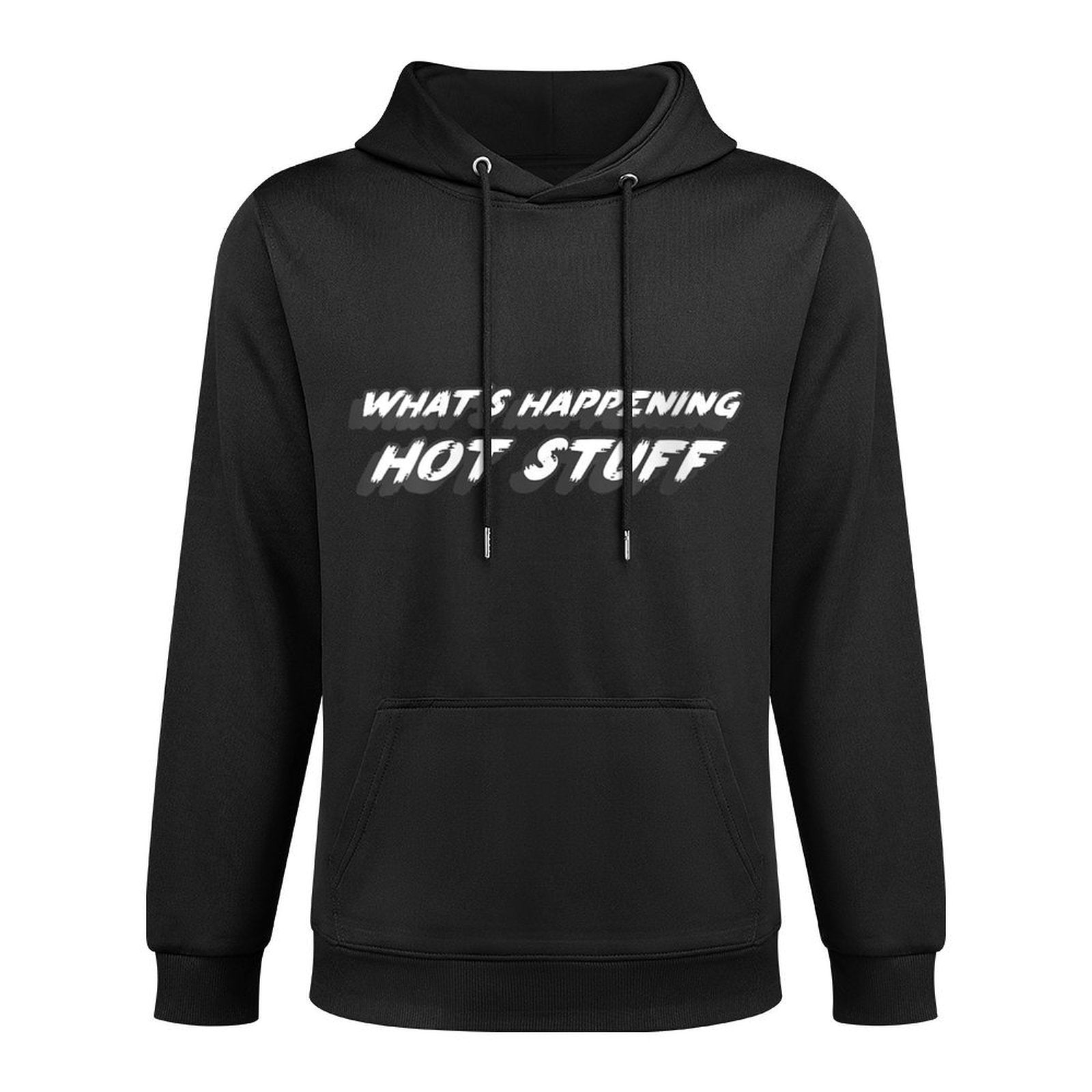 Womens Whats Happening Hot Stuff  1980s Movie Quote Easy Care Hoodie
