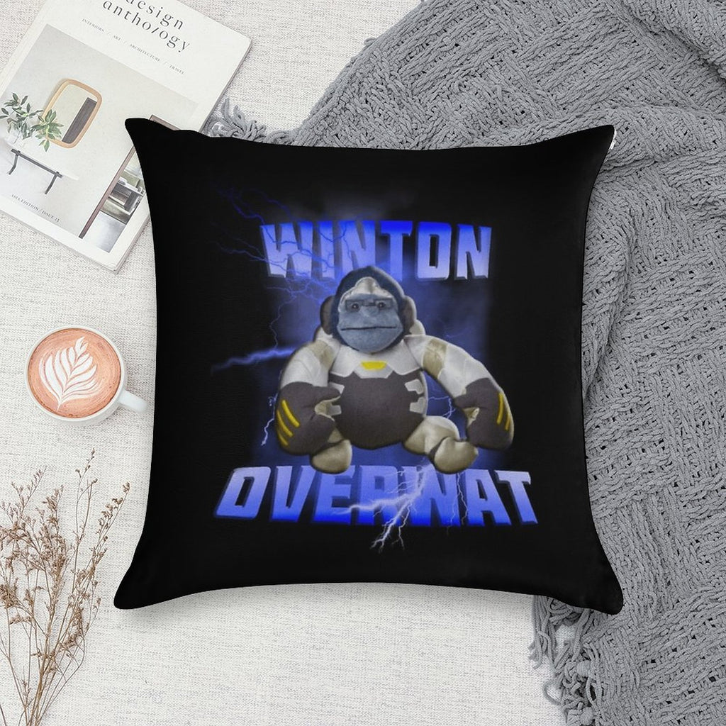 Winton Overwat Meme Soft Skin-Friendly Throw Pillow