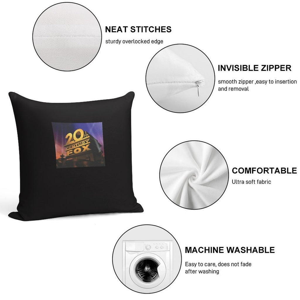 20th Century Fox Classic T-Shirt Soft Home Decor Throw Pillow