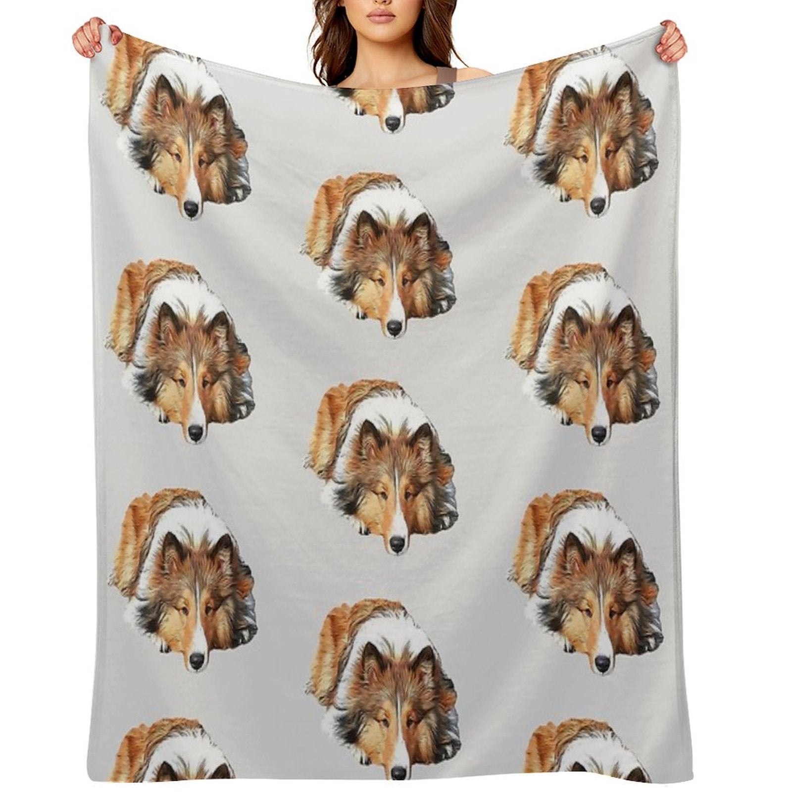Rough Collie All-season Throw Blanket