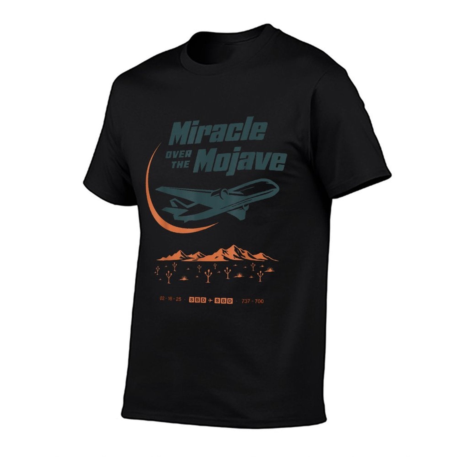 Miracle Over The Mojave Desert Aviation Safety Funny Meme  Fade-proof Color T-Shirt