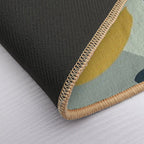 Modern Tropics Abstract Art Design  Versatile Bath Mat