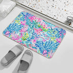 Summer Lily Ocean Holidays  Absorbent Bath Mat