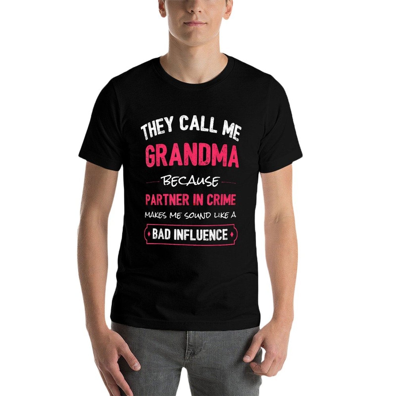 Funny Grandma, Grandma Partner In Crime  Relaxed-fit T-Shirt