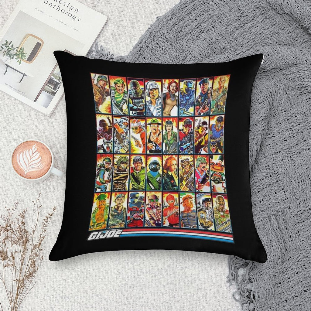G.I. Joe in The 80s! Soft Style Accent Throw Pillow