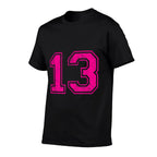 Number 13 Varsity Distressed Vintage Sport Team Players  Quick-drying T-Shirt