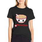 Maruchan Cute Noodle Bowl Face Logo Comfortable T-Shirt