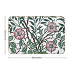 William Morris Wild Rose Wallpaper  Eco-Friendly Bath Mat