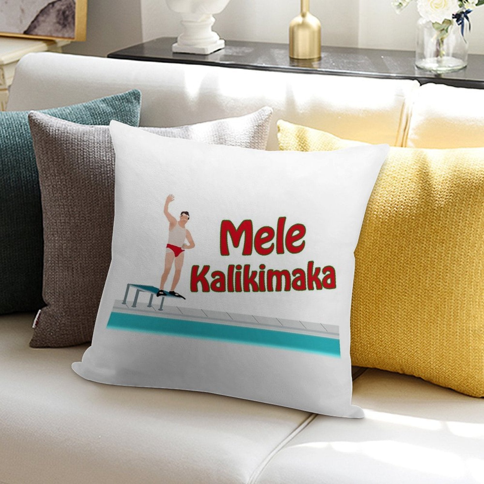 Christmas Vacation - Mele Kalikimaka Soft Style Accent Throw Pillow