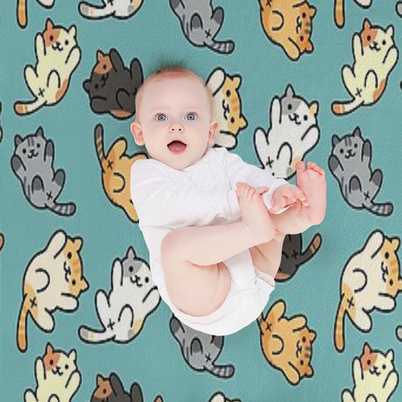 Neko Atsume Versatility Throw Blanket