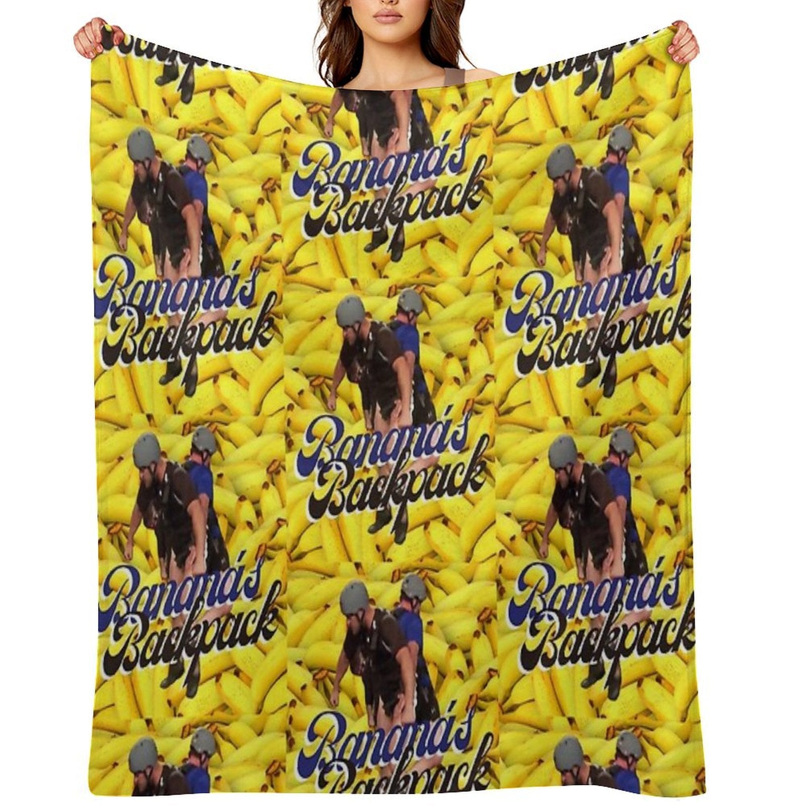 MTV Challenge Johnny Banana X CT Backpack Sustainable Throw Blanket