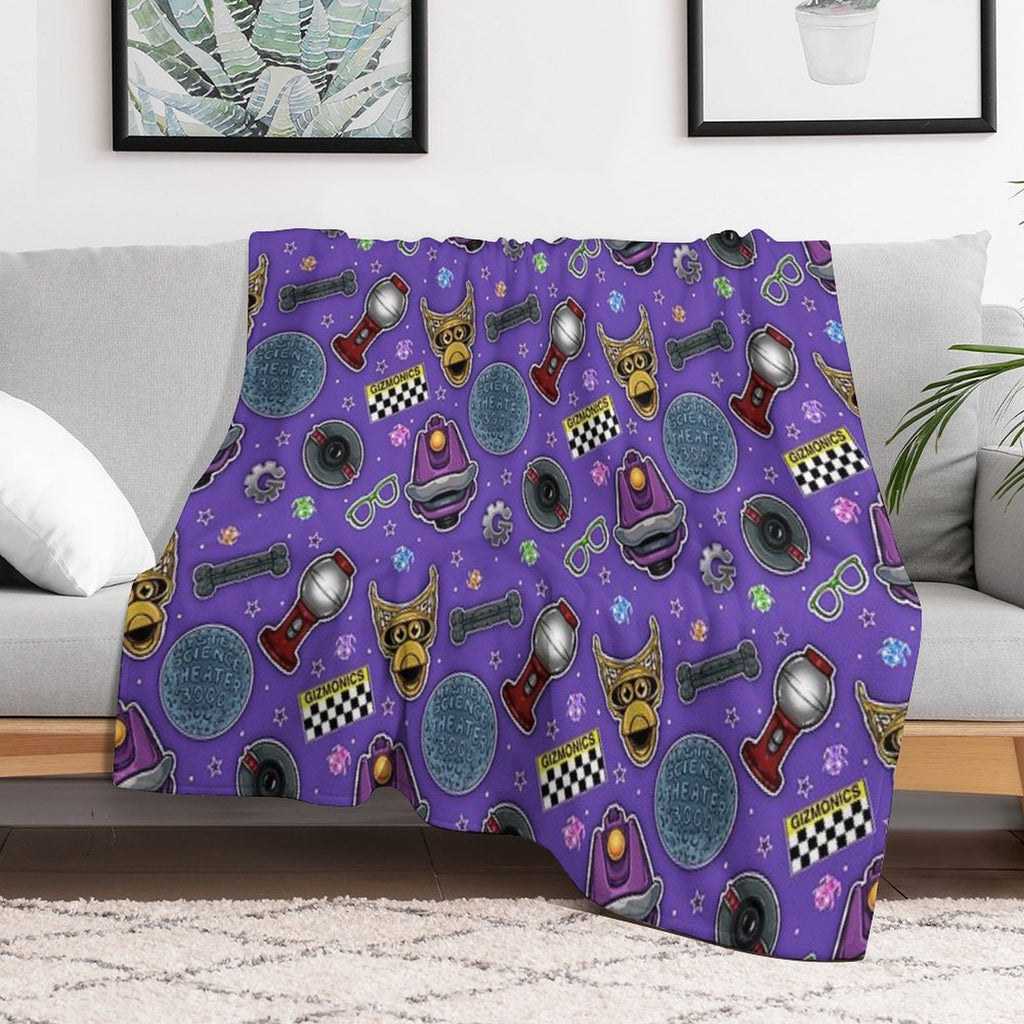 MST3K Pattern Durable Throw Blanket