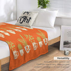 Teacup Succulents Versatility Throw Blanket