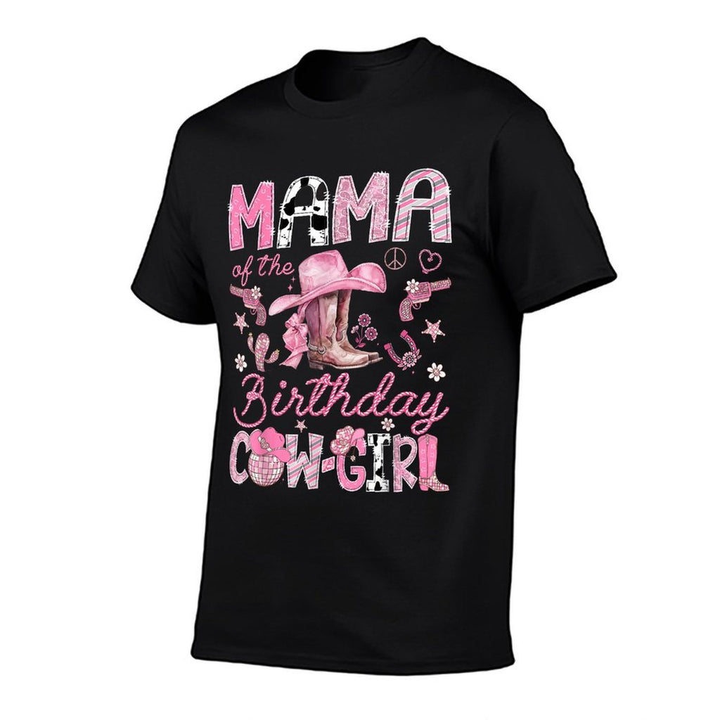 Mama Of The Birthday CowGirl Coquette Rodeo Mama  Quick-drying T-Shirt