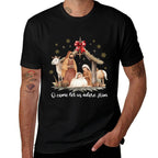 Jesus Christmas Nativity Scene Manger Boho Family Christian  Soft T-Shirt