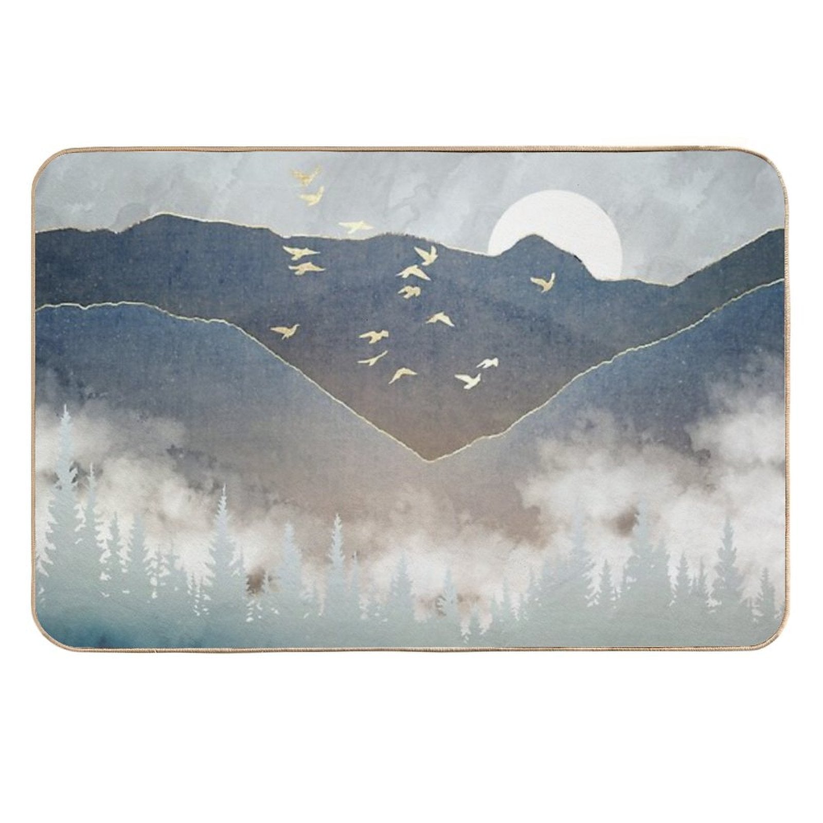 Blue Mountain Mist  Absorbent Bath Mat