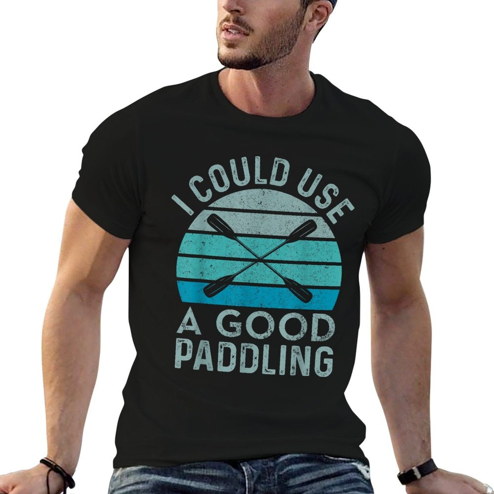 I Need A Good Paddling Funny Kayak Kayaking  High-quality Stitching T-Shirt