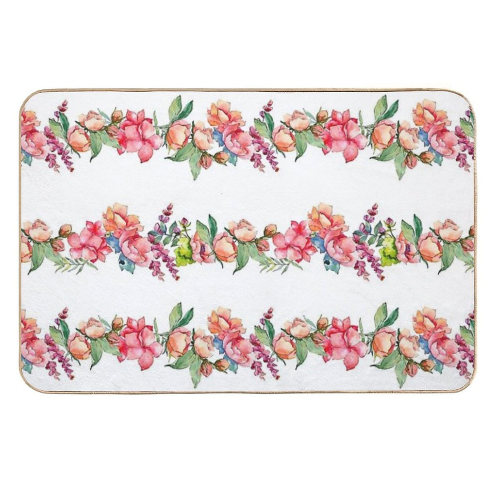String of Flowers  Versatile Bath Mat