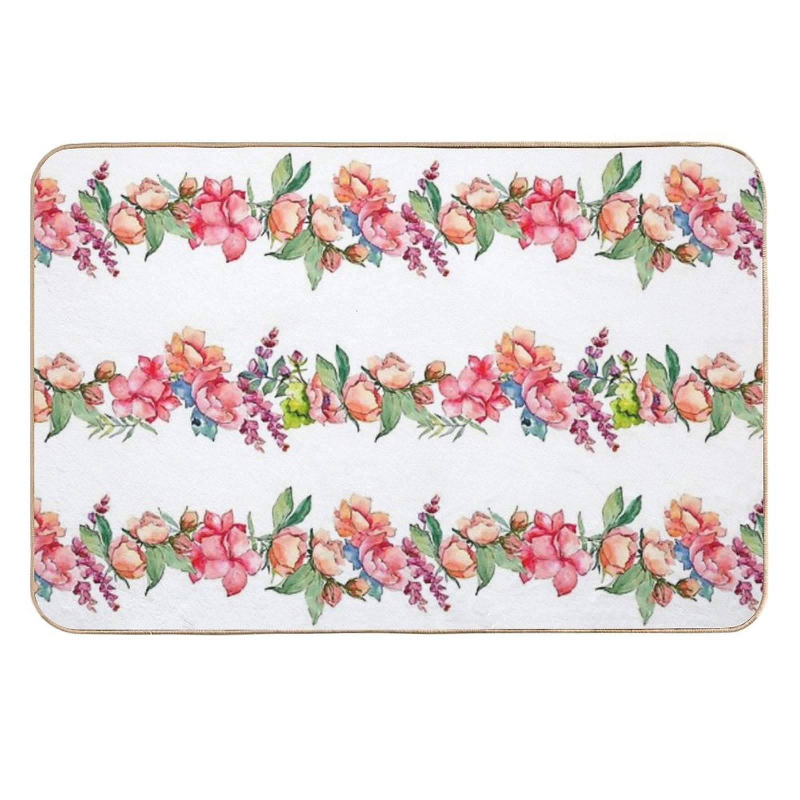 String of Flowers  Versatile Bath Mat