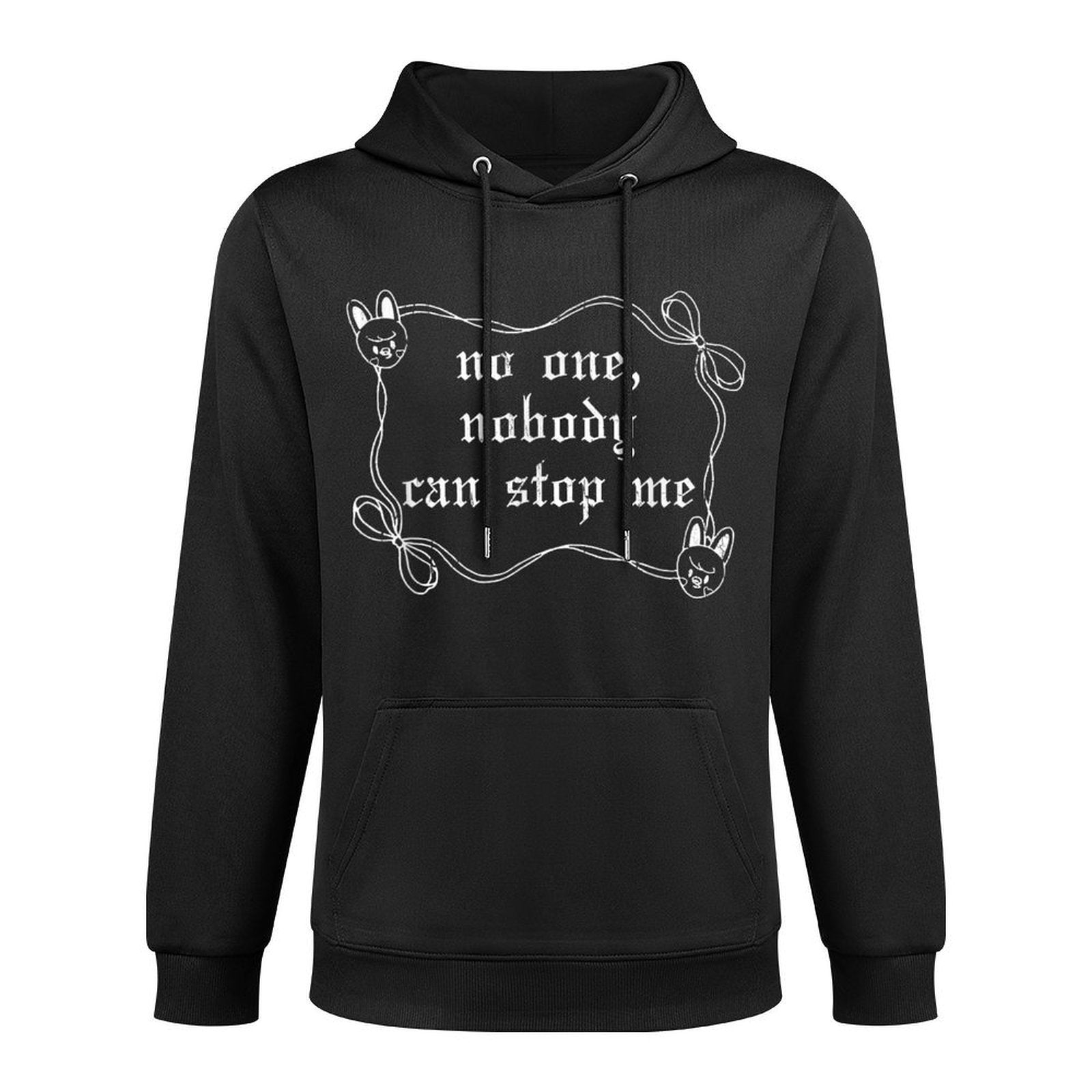 No One Nobody Can Stop Me, Meme Funny Pilling-Resistant Hoodie