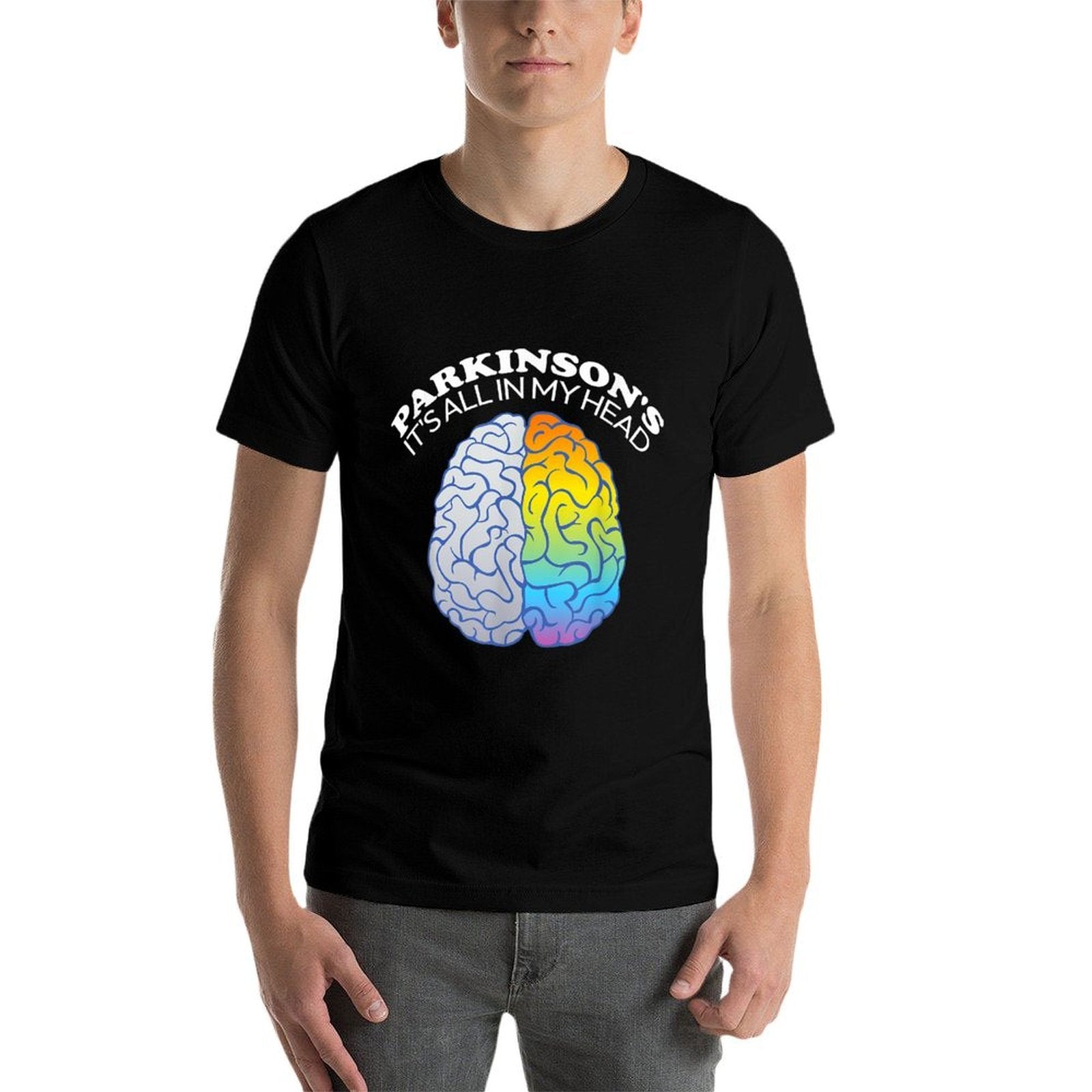 Parkinsons Its All In My Head Funny  Polyester Blend T-Shirt