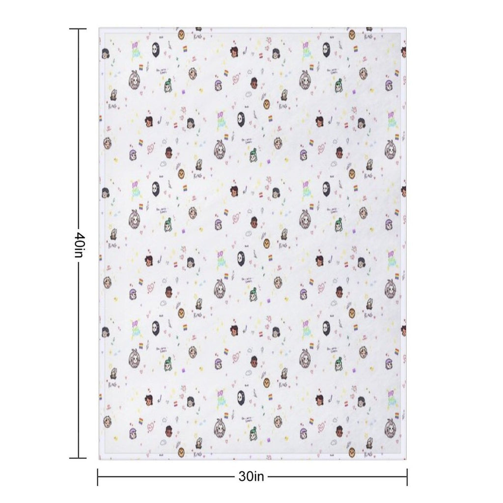 The Owl House (white) Easy Care Throw Blanket