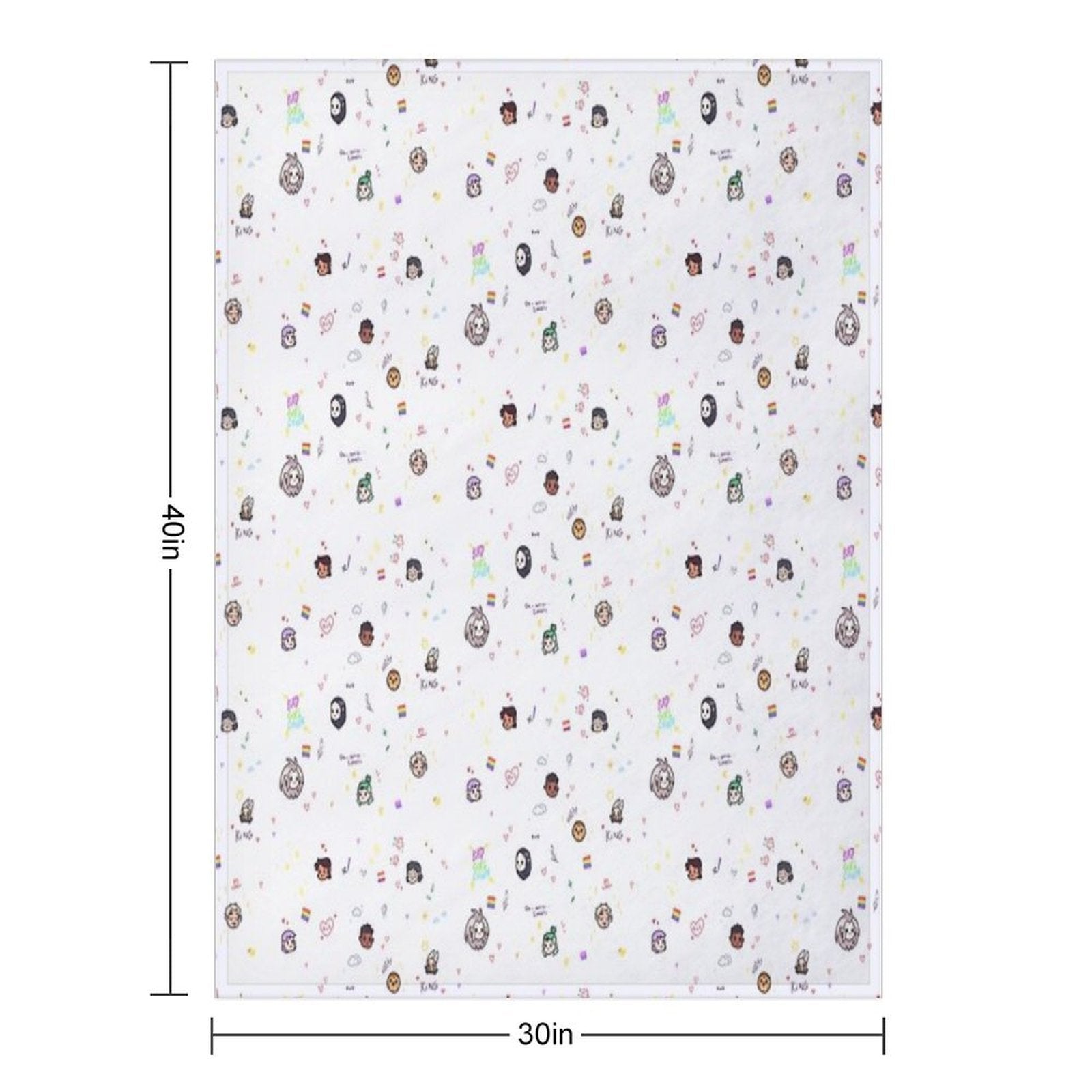 The Owl House (white) Easy Care Throw Blanket