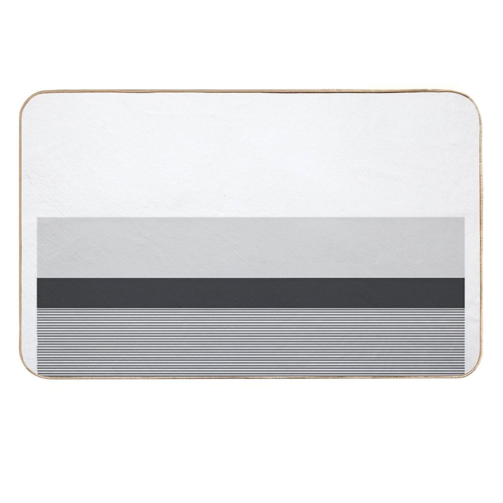 Line Art Neutral 05  Multi-Purpose Bath Mat