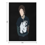Oli Sykes - Bring Me The Horizon Velvety-soft Throw Blanket