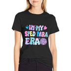 Tie Dye Leopard Back to School Gift In My Sped Para Era  Moisture-wicking T-Shirt